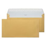 Blake Creative Shine Metallic Gold Peel & Seal Wallet 114x229mm 130gsm Pack 500 Code 213