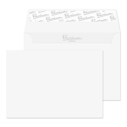 Blake Premium Business Ice White Peel & Seal Wallet 114x162mm 120gsm Pack 500 Code 21882