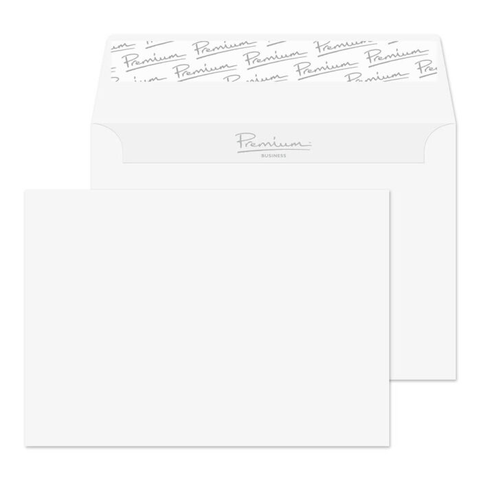Blake Premium Business Ice White Peel & Seal Wallet 114x162mm 120gsm Pack 500 Code 21882