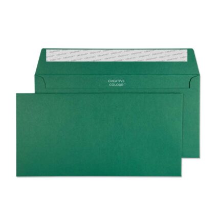Blake Creative Colour British Racing Green Peel & Seal Wallet 114x229mm 120gsm Pack 25 Code 25221
