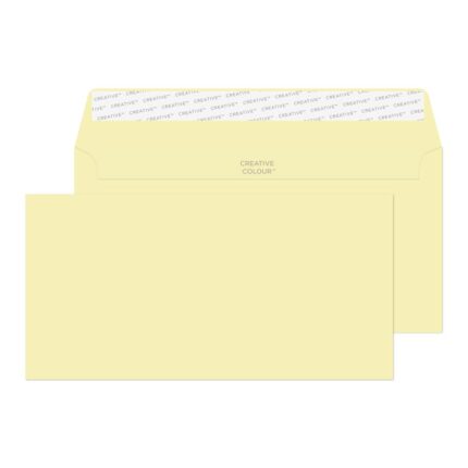 Blake Creative Colour Clotted Cream Peel & Seal Wallet 114x229mm 120gsm Pack 25 Code 25253