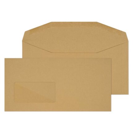 Blake Purely Everyday Manilla Window Gummed Mailer 114x229mm 80gsm Pack 1000 Code 2704