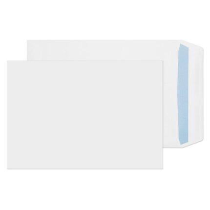 Blake Purely Everyday White Self Seal Pocket 254x178mm 100gsm Pack 500 Code 3086