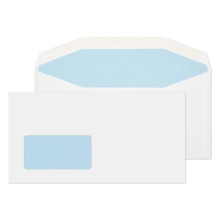 Blake Purely Everyday White Window Gummed Mailer 121x235mm 90gsm Pack 1000 Code 3114