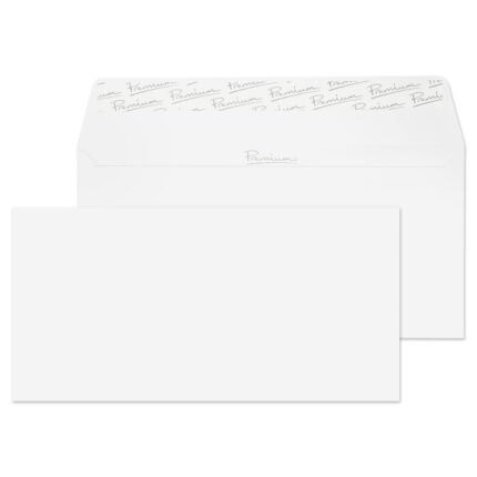 Blake Premium Business Ice White Wove Peel & Seal Wallet 110x220mm 120gsm Pack 500 Code 31882
