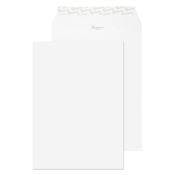 Blake Premium Business Ice White Peel & Seal Pocket 324x229mm 120gsm Pack 250 Code 31891