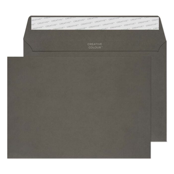 Blake Creative Colour Graphite Grey Peel & Seal Wallet 162x229mm 120gsm Pack 500 Code 324
