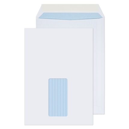 Blake Purely Everyday Ultra White Window Peel & Seal Pocket 229x162mm 120gsm Pack 500 Code 33084