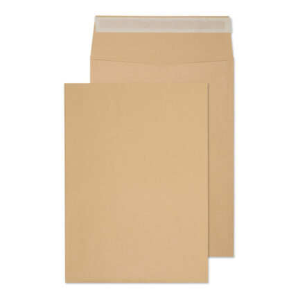 Blake Purely Packaging Manilla Peel & Seal Gusset Pocket 406x305mm 140gsm Pack 125 Code 33301