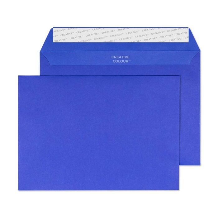 Blake Creative Colour Victory Blue Peel & Seal Wallet 162x229mm 120gsm Pack 500 Code 343