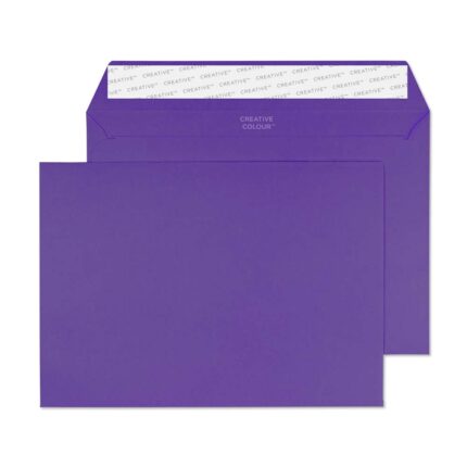 Blake Creative Colour Blackcurrant Peel & Seal Wallet 162x229mm 120gsm Pack 500 Code 347