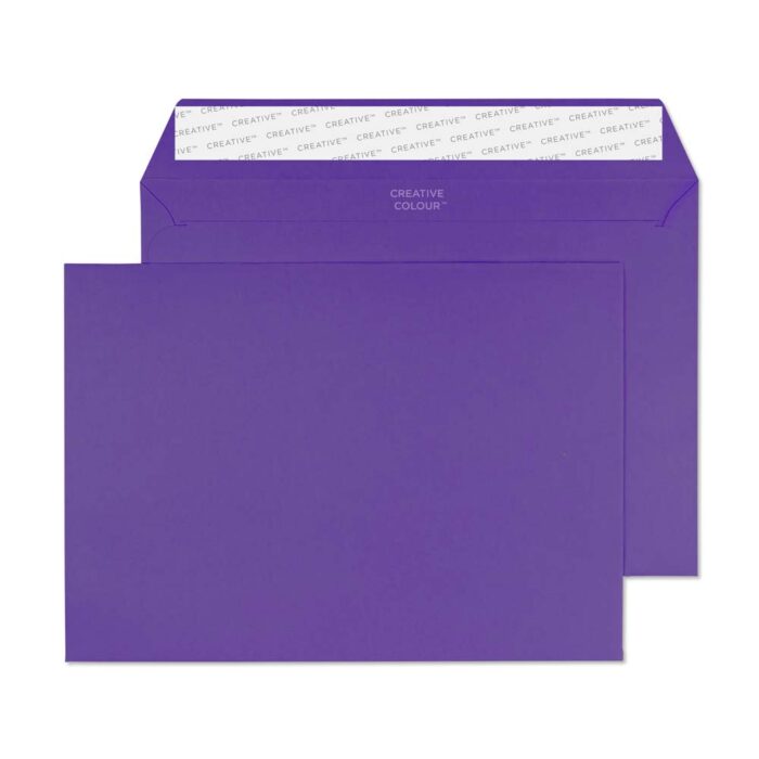 Blake Creative Colour Blackcurrant Peel & Seal Wallet 162x229mm 120gsm Pack 500 Code 347