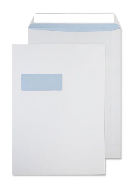 Blake Purely Everyday Ultra White Window Peel & Seal Pocket 324x229mm 120gsm Pack 250 Code 34892