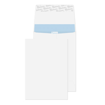 Blake Premium Office Ultra White Wove Peel & Seal Gusset Pocket 229x162mm 120gsm Pack 125 Code 35215