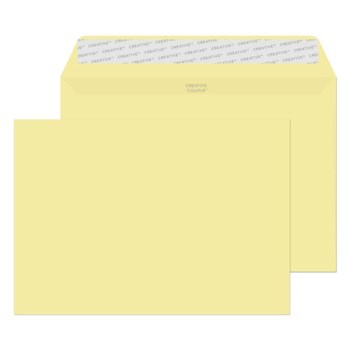 Blake Creative Colour Vanilla Ice Cream Peel & Seal Wallet 162x229mm 120gsm Pack 500 Code 354