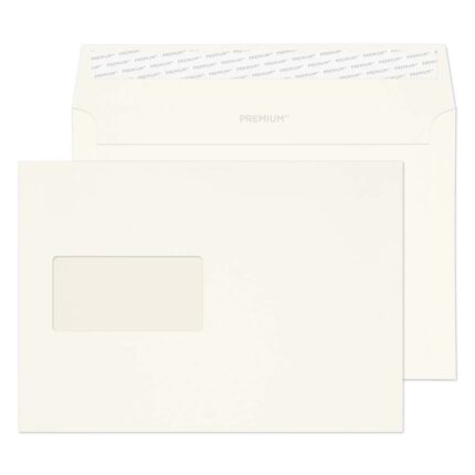 Blake Premium Business High White Wove Window Peel & Seal Wallet 162x229mm 120gsm Pack 500 Code 35708