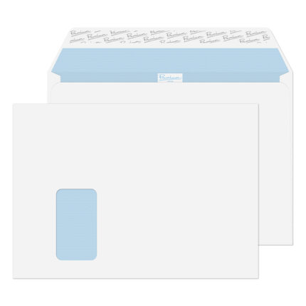 Blake Premium Office Ultra White Wove Window Peel & Seal Wallet 229x324mm 120gsm Pack 250 Code 36217