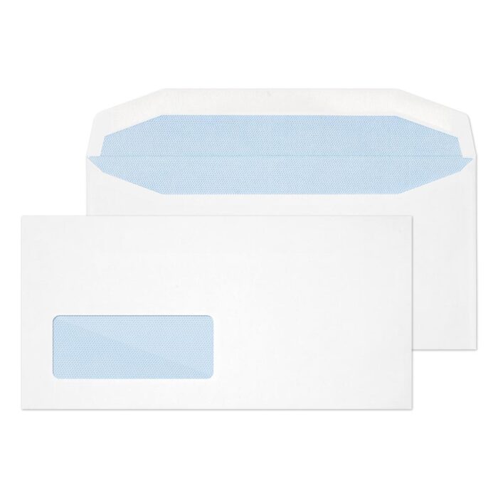 Blake Purely Everyday White Window Gummed Mailer 110x220mm 90gsm Pack 1000 Code 3702