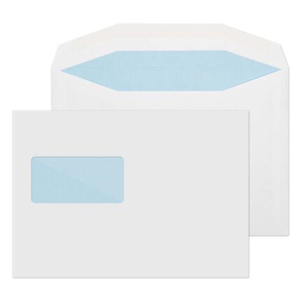 Blake Purely Everyday White Window Gummed Mailer 162x229mm 90gsm Pack 500 Code 3706