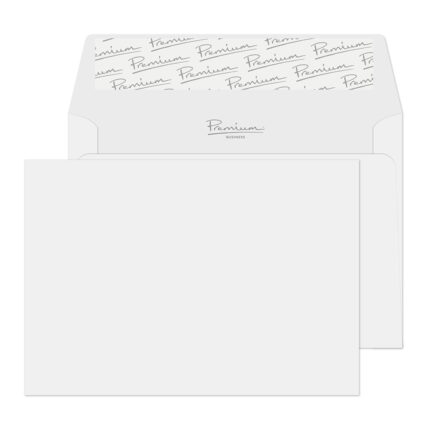 Blake Premium Business Brilliant White Wove Peel & Seal Wallet 114x162mm 120gsm Pack 50 Code 37155
