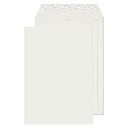 Blake Premium Business Brilliant White Wove Peel & Seal Pocket 324x229mm 120gsm Pack 20 Code 37653