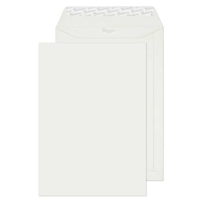 Blake Premium Business Brilliant White Wove Peel & Seal Pocket 324x229mm 120gsm Pack 20 Code 37653