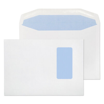 Blake Purely Everyday White Window Gummed Mailer 162x235mm 90gsm Pack 500 Code 3805