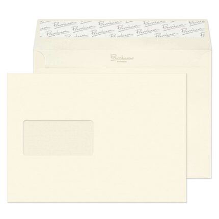 Blake Premium Business High White Laid Window Peel & Seal Wallet 162x229mm 120gsm Pack 500 Code 39708