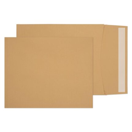 Blake Purely Packaging Manilla Peel & Seal Gusset Pocket 305x250mm 140gsm Pack 125 Code 4040