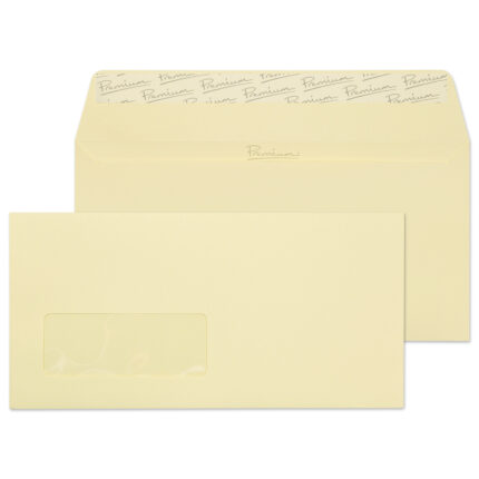 Blake Premium Business Vellum Wove Window Peel & Seal Wallet 110x220mm 120gsm Pack 500 Code 51884