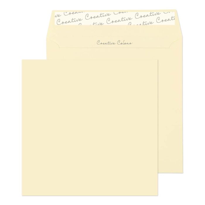 Blake Creative Colour Clotted Cream Peel & Seal Square Wallet 160x160mm 120gsm Pack 500 Code 653