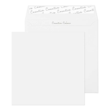 Blake Creative Colour Ice White Peel & Seal Square Wallet 155x155mm 120gsm Pack 500 Code 750