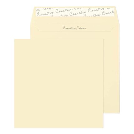 Blake Creative Colour Clotted Cream Peel & Seal Square Wallet 155x155mm 120gsm Pack 500 Code 753