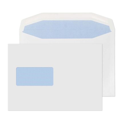 Blake Purely Everyday White Window Gummed Mailer 162x229mm 100gsm Pack 500 Code 7708