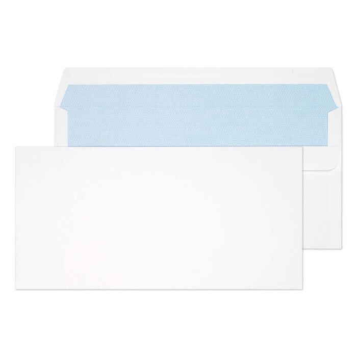 Blake Purely Everyday White Self Seal Wallet 110x220mm 110gsm Pack 500 Code 8882