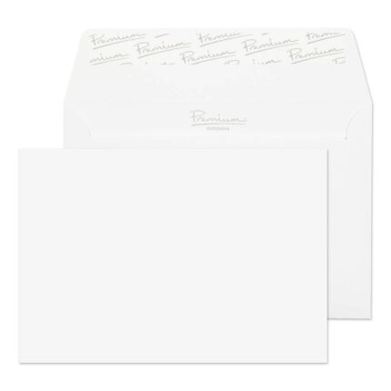 Blake Premium Business Diamond White Laid Peel & Seal Wallet 114x162mm 120gsm Pack 50 Code 91155