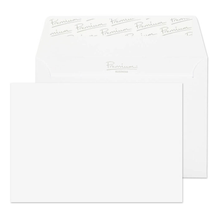 Blake Premium Business Diamond White Laid Peel & Seal Wallet 114x162mm 120gsm Pack 50 Code 91155