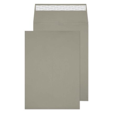 Blake Creative Colour Storm Grey Peel & Seal Gusset Pocket 324x229mm 120gsm Pack 125 Code 9250